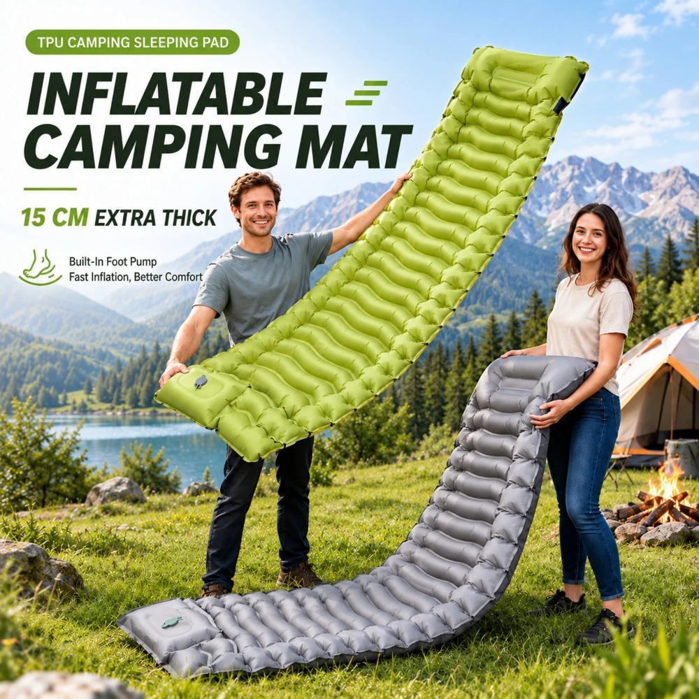 Outdoor Camping Rugs - Надувной коврик для сна в кемпинге,