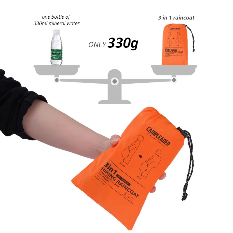 3 в 1, уличный плащ с капюшоно – обзор и цена Camping Rain Poncho