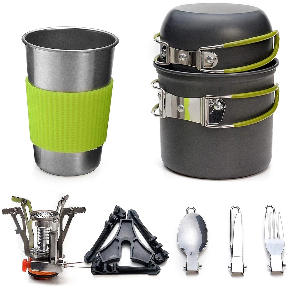 Набор посуды для кемпинга с пл – обзор и цена Outdoor Camping Dining Set